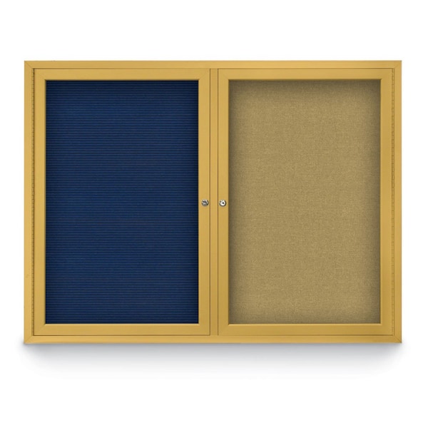 Corkboard, Amethyst/ Brnze, 24" x 36"